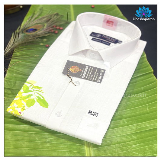 Kanikkonna Printed White Colour Shirt