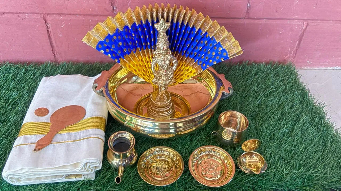 Celebrate Vishu 2025 with Traditional Brass Home Décor from UbeShopArab