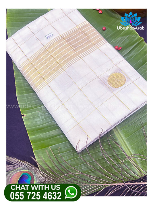 KERALA KASAVU BOX LINE SAREE