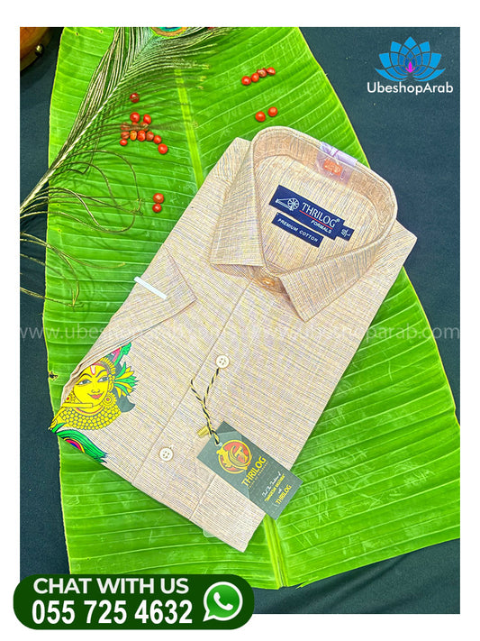 Special Krishna Odakuzhal Mayilpeeli  Mural Printed Shirt