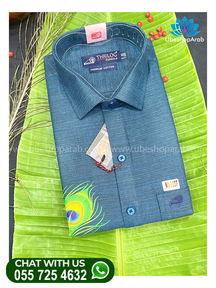 Onam Special Mayilpeeli Mural Printed  Shirt