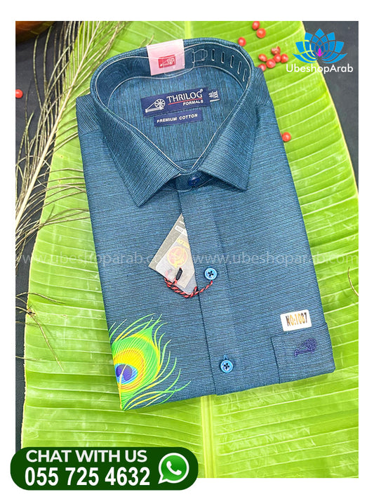Onam Special Mayilpeeli Mural Printed  Shirt